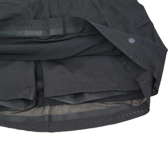 Athleta Laser Run Skort 210532 Black Size Medium Athleisure Vacation Travel - Picture 5 of 13